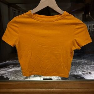 Wild Fable Vibrant Orange Crop Top